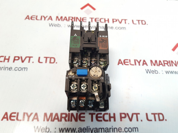 Mitsubishi s-k10 contactor with th-n12 thermal overload relay 200v