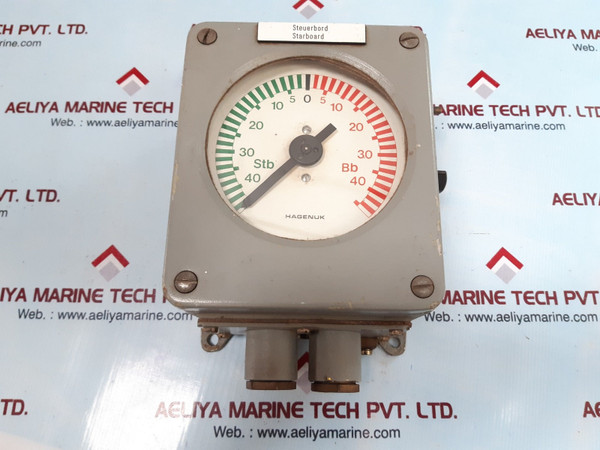 Hagenuk 0 to 40 stb starboard 0 to 40 bb