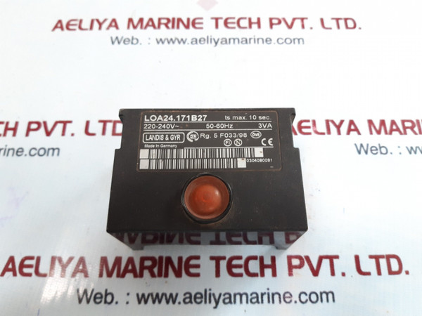 Landis & gyr loa24.171b27 control box 220-240v 50-60hz