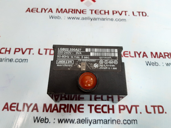 Landis & gyr lgb22.330a27 burner control box
