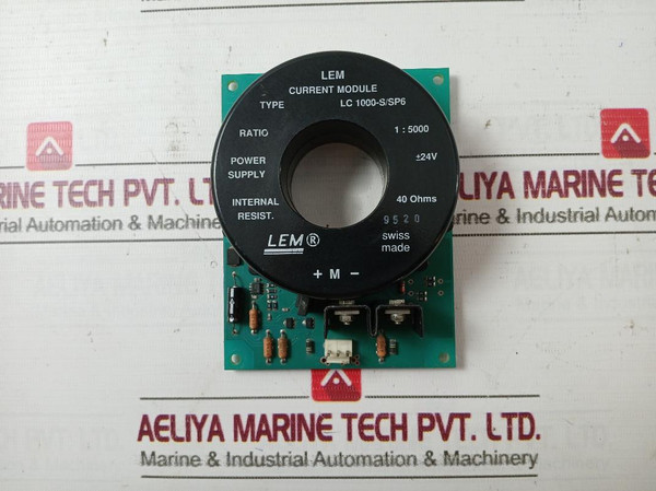 Lem Lc 1000-s/Sp6 Current Module Board F2C F1W 94V0 1:5000