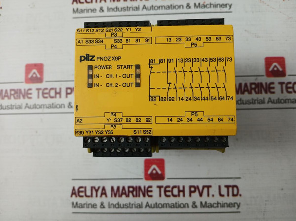 Pilz Pnoz X9P 24Vdc 7N/O 2N/C 2So Safety Relay 240V 8A 2000Va 19909
