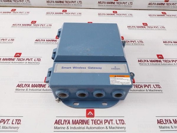 Emerson 1420A2A3A4Ndwl4 Smart Wireless Gateway 753-6026-3005/Ab 24V Dc Rev: Aa