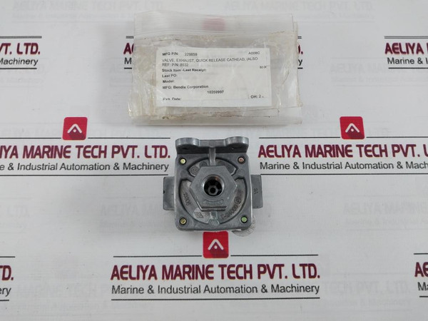 Bendix 229859 Quick Release Exhaust Valve M1907T A008C Qr-1 T-240005-f 3A
