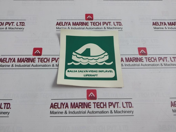 Liferaft Life Raft Emergency Sticker