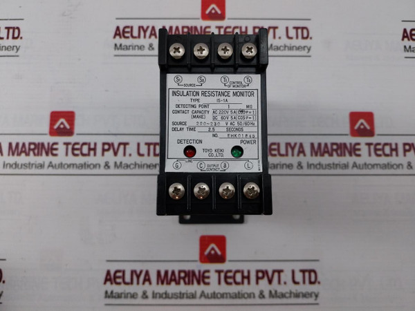 Toyo Keiki Is-1A Insulation Resistance Monitor 200-230 V Ac 5060Hz