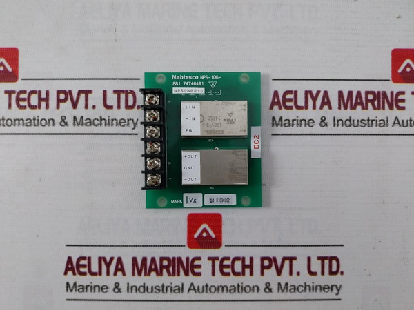 Nabtesco Nps-106-881 Printed Circuit Board K1890262 Dc2
