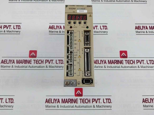 Yaskawa Electric Sgdm-01Ada Servo Drive 200-230V 50/60Hz 50332 (Not Working)