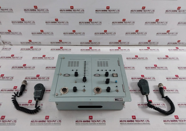 Nippon Hakuyo 0He-1075 Public Address System Control Panel Wm-3 Imp.600Ω