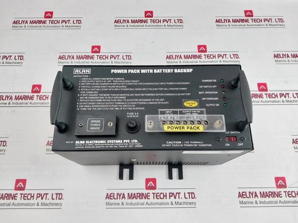 Alan App110110 Power Pack With Battery Backup App-bpp1-a0003-a0 110V Dc 100W