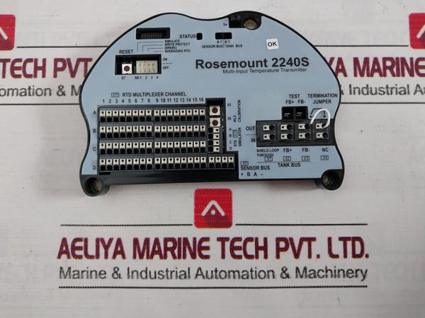 Rosemount 2240S Multi Input Temperature Transmitter Pwb 9240040-070 D
