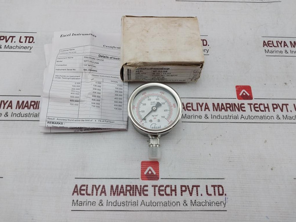 Excel En 837-1 Wpt-25-2-2Nm Digital Pressure Gauge 0-10000 Psi 63 Mm/2.5 Inch