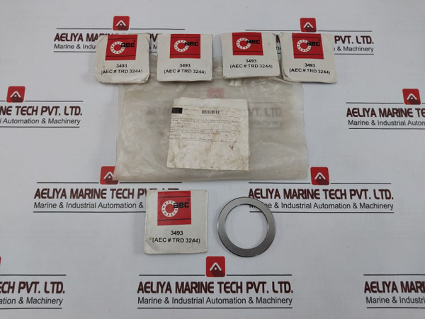 Lot of 4X AEC 3493 Thrust Roller Bearing Washer RACE 2-1/2", 4", 6" 7500 PSI M29