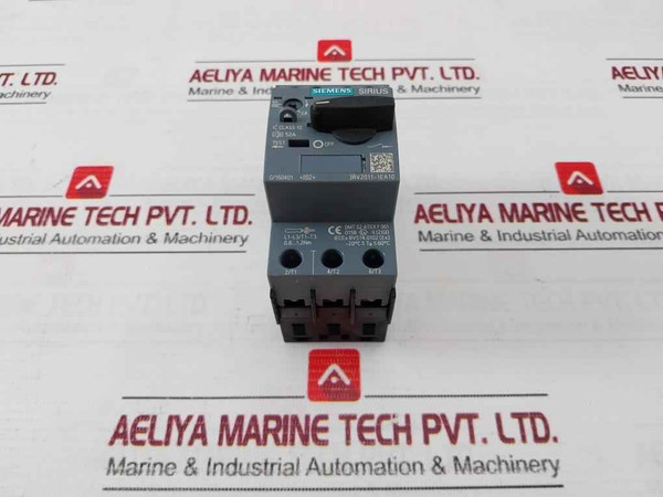 Siemens 3Rv2011-1Ea10 Circuit Breaker 6Kv -20˚C Ta 60˚C Class 10