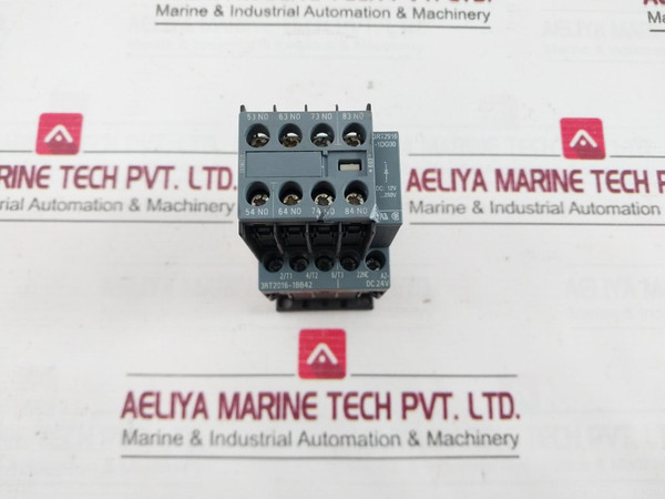 Siemens 3Rt2016-1Bb42 Power Contactor Dc 24V 22A 690V