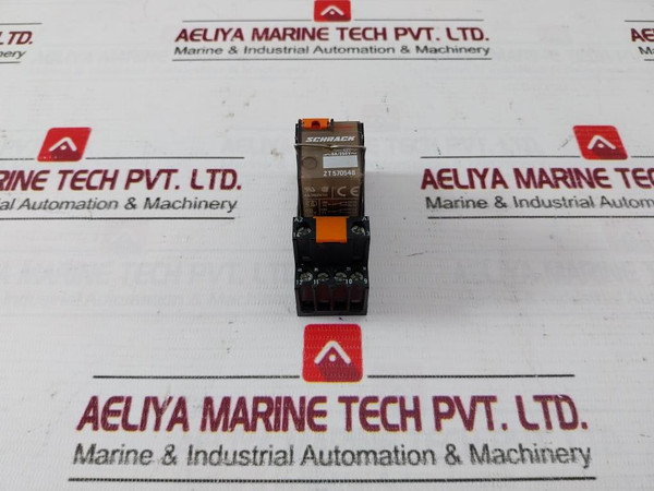 Schrack Zt570548 Miniature Relay With Base 5-6A
