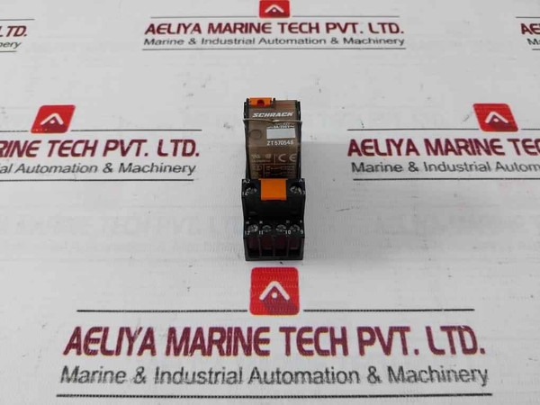 Schrack Zt570548 Miniature Relay With Base 5-6A