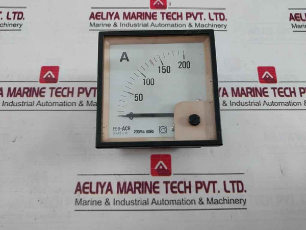 Shanghai Yitai Instrument F96-acb Analog Ac Ammeter 0-200A 200/5A 60Hz
