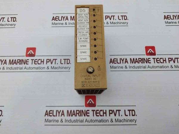 Siemens Simatic S5 6Es5 421-8Ma12 Digital Input Module 8X24Vdc Wz04