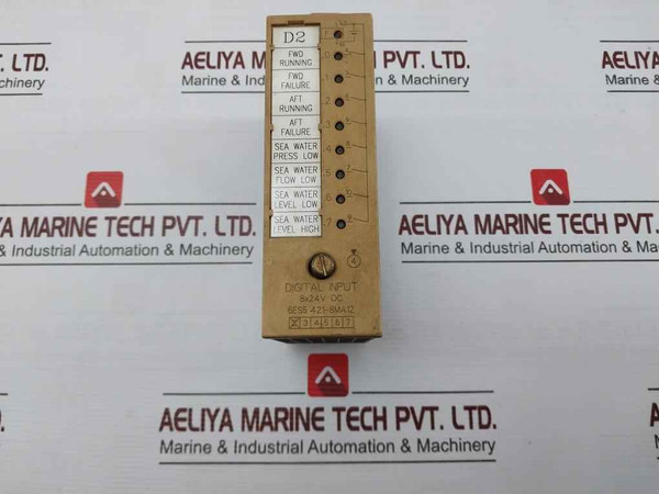 Siemens Simatic S5 6Es5 421-8Ma12 Digital Input Module Wz04 8X24Vdc