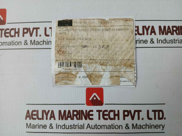 T3 Energy Pa-0332 Housing For Sealing Package Pump Spare Part L4-3469