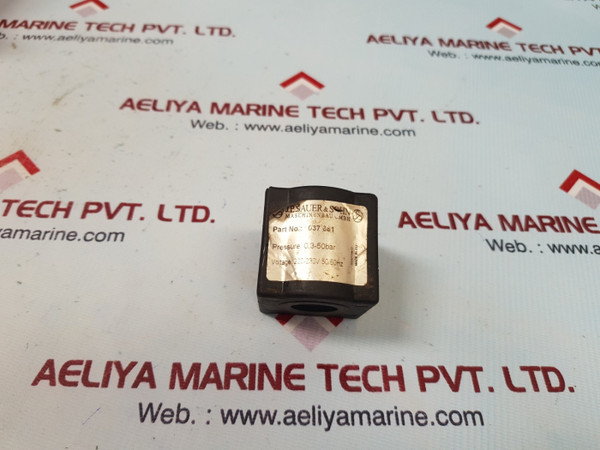J.p.sauer & sohn/Maschinenbau 037 881 solenoid coil 220-230v 50/60hz