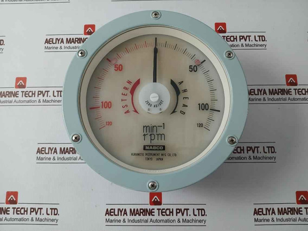 Nabco Astern 120-0-120 Ahead Rpm Meter Min-1
