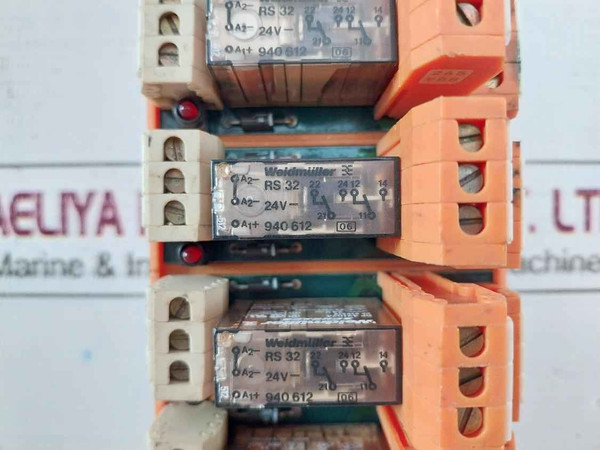 Weidmuller Rs-f14 Terminal Interface Relay Module Rs-f10 022494 24V 10A/250Vac