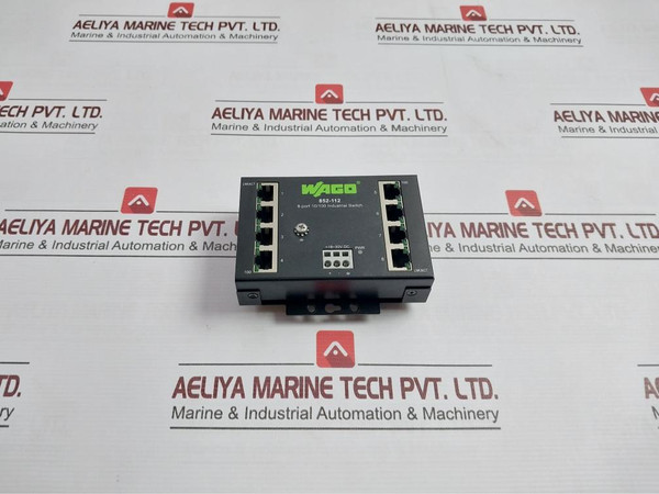 Wago 852-112 Industrial Eco Switch 8-port 10100 30V Dc