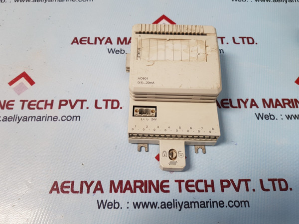 Abb ao801 3bse020514r1 analog output module pr: H