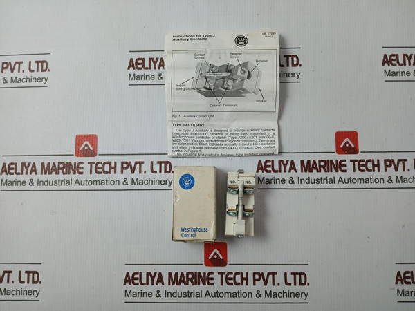 Westinghouse Control J20 Auxiliary Contact Block