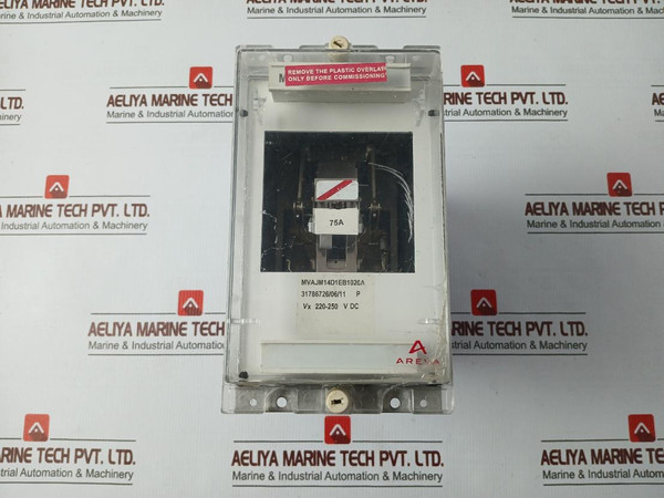 Areva Mvajm14D1Eb1026A Protection Relay Vx 220-250 Vdc 75A