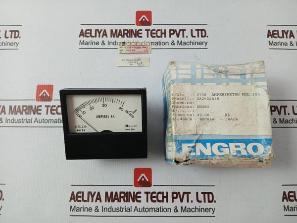 Instrumentos Eletricos Engro 355 Dc Amperemeter 0-40A
