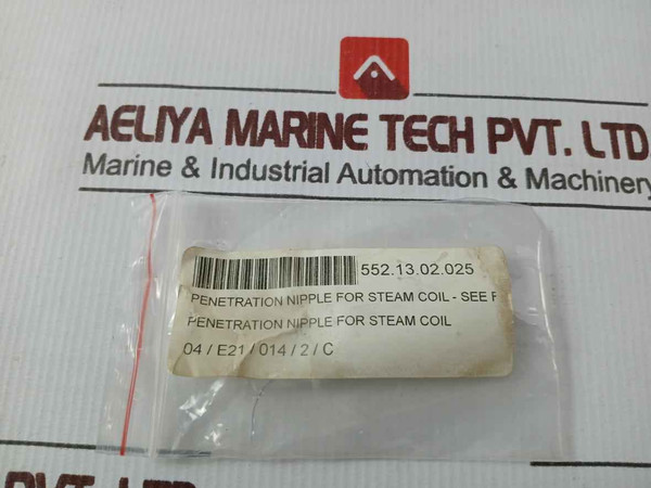 Penetration Nipple For Steam Coil 552.13.02.025