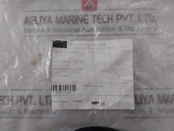 Lot of 10X EG132 Liner Gasket 5 IN