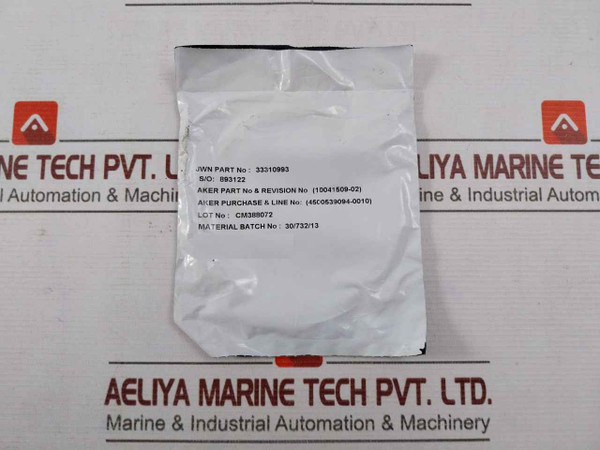 Aker Solutions 10041509 Selo Vedacao Riser Sealing Seal Rev 02