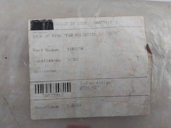 3102230 Back Up Ring For FOR Pulsation Dampner