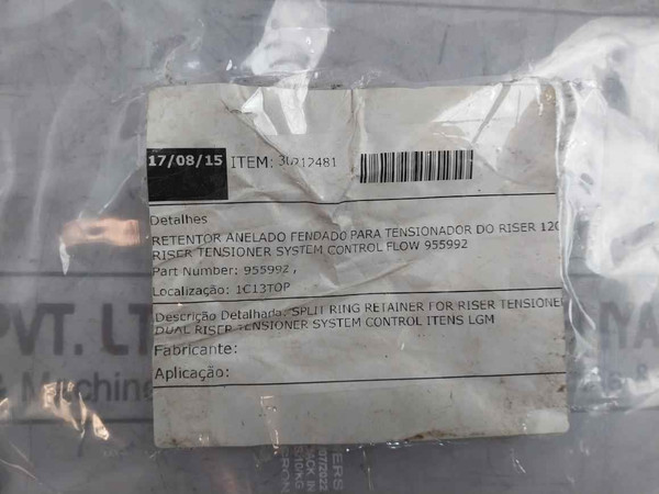 Control Flow 955992 Split Ring Retainer For Dual Riser Tensioner Cf-71238-03A