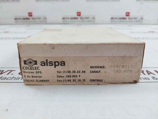 Alspa 6212 24Vdc Npn Plc Output Module C50/6212