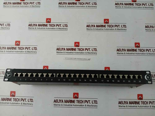Cat6 24 Port Unshielded Coupler Patch Panel 1Ru