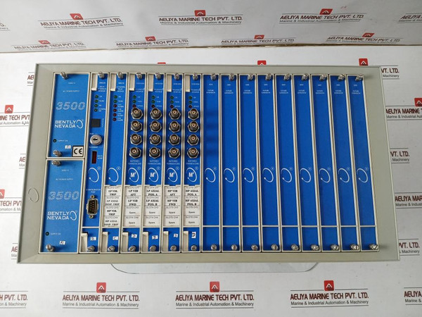 Bently Nevada 350005-01-01-00-00-01 Monitoring System Rack Unit 175-264 Vac