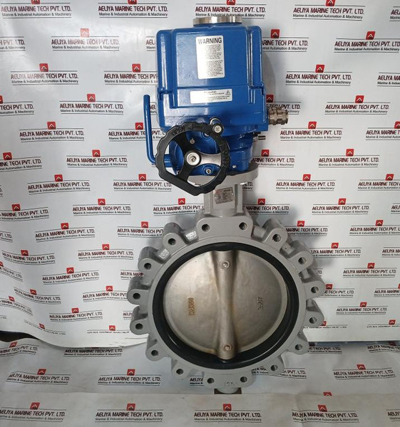 Hkc Hq-0603500000 Electric Part Turn Actuator Flanged W/ Butterfly Valve 590Nm