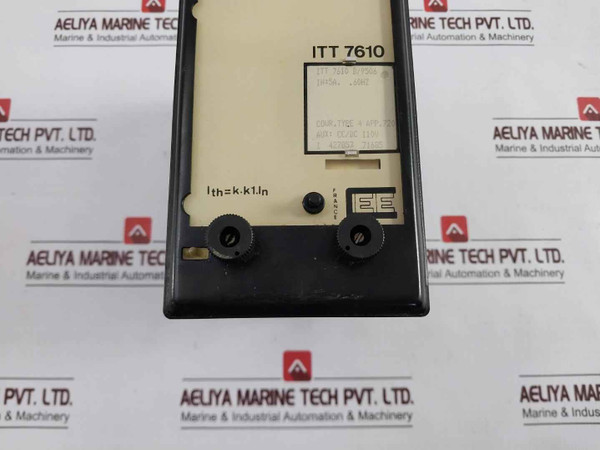 Cee Itt 7610 B/9506 Electrical Protection Relay Cc/Dc 110V 5A 60Hz