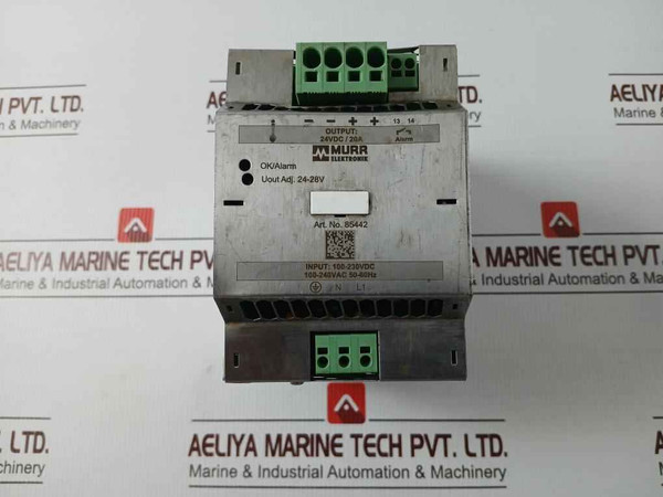 Murr Elektronik 85442 Switched Mode Power Supply Input 100-240Vac Output 24Vdc