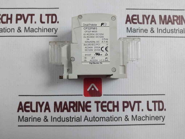 Fuji Electric Cp32Fm/5 Circuit Breaker 250V 5A 2-pole