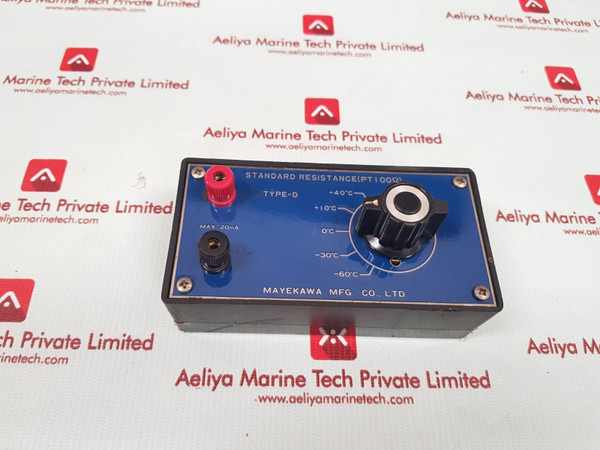 Mayekawa type d standard resistance decade box