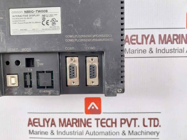 Omron Nb5Q-tw00B Operator Interface Interactive Display 24Vdc 6W (Not Working)