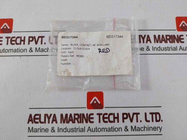 Lot of 2X ABB MCB-01 NC Auxiliary Contact Block 400V 4A