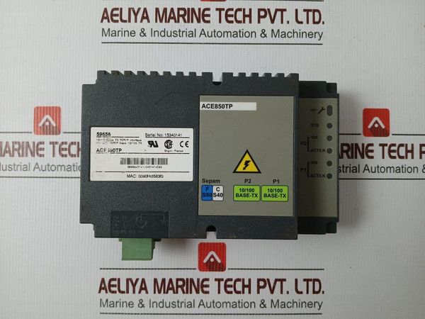 Schneider Electric Ace850Tp Ethernet Port Interface 0080F4D583F0