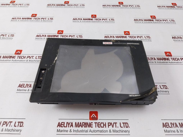 Mitsubishi Gt1672-vnba Graphic Operation Terminal Touchscreen Hmi (Not Working)